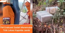 UPDATE Kecelakaan Helikopter Kapolda Jambi: Tim Evakuasi Darat Capai TKP, Tim Udara Distribusikan Logistik