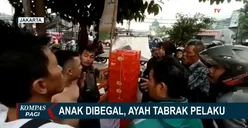 Dikira Rem Blong, Viral Aksi Heroik Ayah di Jaktim Tabrak Begal yang Rampas Motor Anaknya hingga Terjungkal
