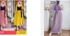 Gamis Lesti Jadi Trend Baju Lebaran 2023 Lho, Informasi Model Serta Harga Dan Cara Beli Simak di Sini