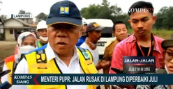 Terbaru! Menteri PUPR: Ada 15 Ruas Jalan Lampung yang Akan Ditangani pada Perbaikan Juli Mendatang