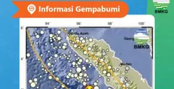 TERKINI! BMKG: Gempa Bumi Magnitudo 5,2 di Sinabang Aceh Tak Berpotensi Tsunami