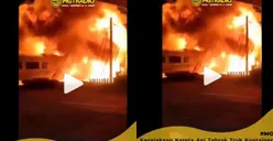 Tidak Ada Korban Jiwa, KA Brantas Jakarta-Blitar vs Truk Trailer Terbakar, 1 Orang Terluka!