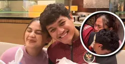 Viral Momen Haru Kiper Timnas U-22 Pertama Kali Bertemu Bayinya yang Baru Lahir Usai Berlaga di SEA Games 2023