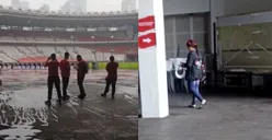 Lama Menghilang, Mbak Rara Muncul di Seputar GBK, Ritual Keliling Redakan Hujan Jelang Indonesia vs Argentina?