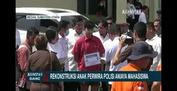 Update Penganiayaan Oleh Anak perwira Polisi, Aditya Hasibuan Jalani Rekonstruksi, Ini Penampakannya!