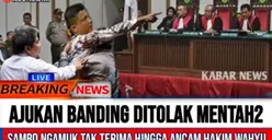Pengajuan Banding Ditolak Mentah-mentah, Ferdy Sambo Ngamuk Tak Terima hingga Ancam Hakim Wahyu, Faktanya... 