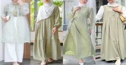 Trend Busana Lebaran 2023: Warna Hijau Sage yang Cantik dari Dress hingga Blouse Lengkap dengan Harganya