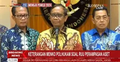 Koruptor Ketar-ketir! Mahfud MD Sebut RUU Perampasan Aset Segera Disampaikan ke Presiden Jokowi
