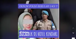Viral! Video Penggerebekan Oknum Polisi Bripka DM Tengah Selingkuh dengan Istri Orang di Hotel Kendari