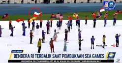 Waduh! Bendera Indonesia Terbalik Saat Dikibarkan di SEA Games 2023, Menpora RI Layangkan Surat Keberatan