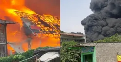 Pabrik Plastik di Kalideres Kebakaran, Asap Hitam Membumbung Tinggi, 15 Unit Damkar Langsung Diterjunkan