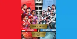 Link Live Streaming FIFA Match Day Indonesia vs Argentina Malam Ini, Klik di Sini!