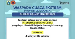 Jakarta Bakal Dilanda Cuaca Ekstrem hingga 15 Januari, Anies Beri Pesan Ini ke Warga DKI: Waspada!