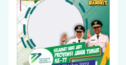 Kumpulan Twibbon & Ucapan Selamat HUT Jawa Timur 77 Tahun, Ungkapan Rasa Bangga Warga Jatim