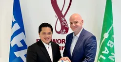 Bertemu Langsung dengan Presiden FIFA Terkait Tragedi Kanjuruhan, Erick Thohir: Suporter jadi Perhatian Utama