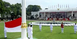 Mulai 16.40WIB, Link Live Streaming Upacara Penurunan Bendera 17 Agustus 2022 di Istana Negara, Klik di Sini!