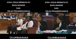 Momen Langka, Hanya Ayah Brigadir J yang Bisa Menyuruh Putri Candrawathi Buka Masker