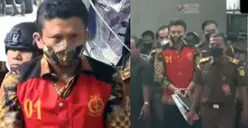 Sidang Perdana Pembunuhan Brigadir J, Ferdy Sambo Pakai Baju Batik dan Bawa Buku Hitam Merah, Menyiratkan Apa?