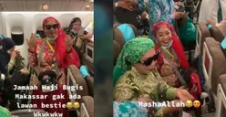 Viral Jemaah Haji Asal Bugis Tiba di Tanah Air Pakai Perhiasan dan Baju Mencolok, Nggak Ada Lawan Bestie!