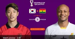 Live Streaming Piala Dunia 2022 Gratis Ghana vs Korea Selatan Malam Ini Kick Off Pukul 20.00 WIB, Klik di Sini