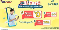 Praktisnya Transfer Dana Lewat BI Fast, Ada Promo Nol Rupiah dari bank bjb