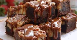 Resep Brownies Cheesecake dengan Baluran Salted Caramel , Rasanya Bikin Nagih dan Lumer di Mulut