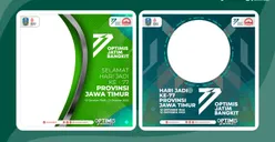 Paling Keren! Quotes Ucapan dan Twibbon Hari Jadi Provinsi Jawa Timur 2022 Tema Optimis Jatim Bangkit