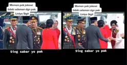 Viral Video Jokowi Tak Salami Kapolri Listyo Sigit di HUT TNI, Mangkel Kasus Ferdy Sambo Belum Tuntas?