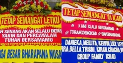 Detik-detik Sidang Ferdy Sambo, Karangan Bunga Dukung Bharada E Hiasi PN Jaksel: Kejujuranmu Buat Kami Bangga
