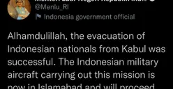 26 WNI di Afghanistan Berhasil Dievakuasi