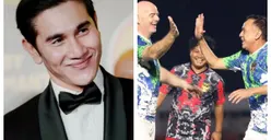 Vino G Bastian Semprot Iwan Bule Main Bola dengan Presiden FIFA