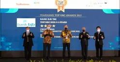 bank bjb Sabet Tiga Penghargaan TOP GRC Award 2021