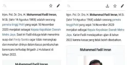 Sempat Heboh Penyuntingan Profil Wikipedia Kapolda Metro Jaya, Tersangka Dimaafkan oleh Irjen Fadil Imran
