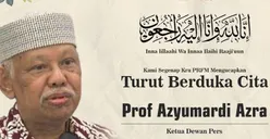 Azyumardi Azra Meninggal di Malaysia, Duka Mendalam dari Keluarga Dewan Pers Tanah Air