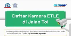 Berikut Daftar Kamera ETLE yang Dipasang di Jalan Tol, Catat Biar Nggak Kena Tilang!