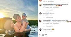 Sehari, Instagram Lesti Kejora yang Posting Foto Bareng Rizky Billar dan Baby Leslar Dapat Like 1,2 Juta Orang