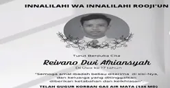 Profil Reyvano Dwi Afriansyah, Korban Tragedi Kanjuruhan Ke 134 Meninggal Hari Ini