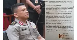 Isi Lengkap Surat Tulisan Tangan Ferdy Sambo Menyesal, Minta Maaf ke Rekan Polisi dan Siap Bertanggungjawab