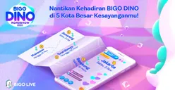 BIGO Giant Dino World Tour hadir di Indonesia untuk tur Bigo Live putaran kedua Asia Tenggara