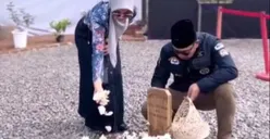 Pamit Berangkat Haji  ke  Tanah Suci, Ridwan Kamil dan Keluarga  Ziarah ke Makam Mendiang Eril