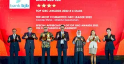 bank bjb Raih Top GRC Award 2022