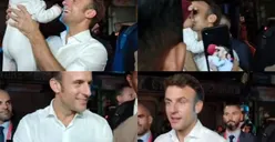 Profil-Biodata Presiden Prancis Emmanuel Macron yang Blusukan hingga Gendong Bayi di Bali