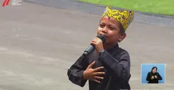 Ini Pesan Presiden Jokowi untuk Farel Prayoga, Penyanyi Cilik yang Nyanyi  saat 17 Agustus di Istana Negara