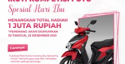 Bagikan Momen Spesial Bersama Ibu dan Riah Hadiah Spesial dari Yamaha