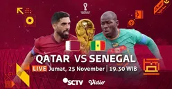 Link Live Streaming Piala Dunia 2022, Qatar vs Senegal Malam Ini Jam 20.00 WIB, Klik di Sini!