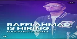Lowongan Rans Entertainment, Raffi Ahmad Cari Asisten Terbeda, Ini Kualifikasi dan Job Desknya!