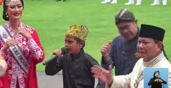 Farel Prayoga Dihadiahi Sepeda Oleh Presiden Jokowi usai Gebrak Istana Negara dengan Lagu Ojo Dibandingke 