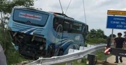 Kronologi Bus Pariwisata Kecelakaan di Tol Bocimi, Bogor, Polisi: Sopir Cadangan dan Kernet Meninggal