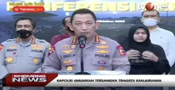 Kapolri Umumkan 6 Tersangka Tragedi Kanjuruhan, Termasuk Direktur PT LIB, Begini Pelanggarannya