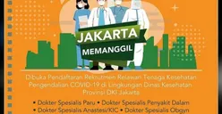 Jakarta Memanggil! Anies Kembali Buka Rekrutmen Relawan Nakes Covid-19 DKI